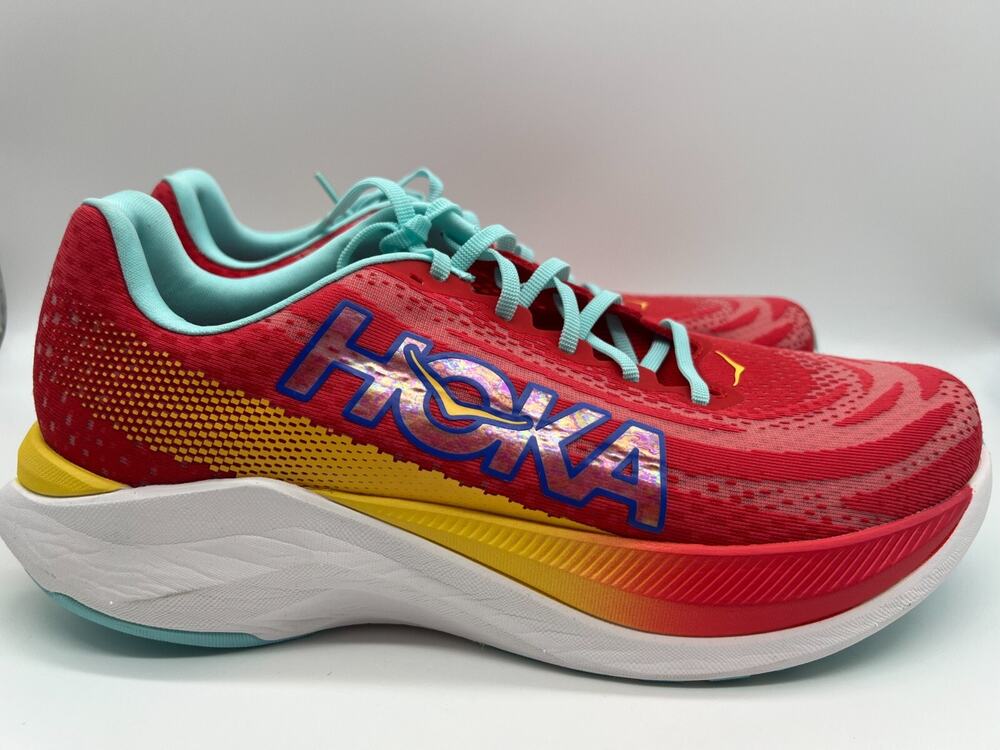 Hoka One One Mach X Cerise Cloudless 1141450 CRSCL Men's Size 12D